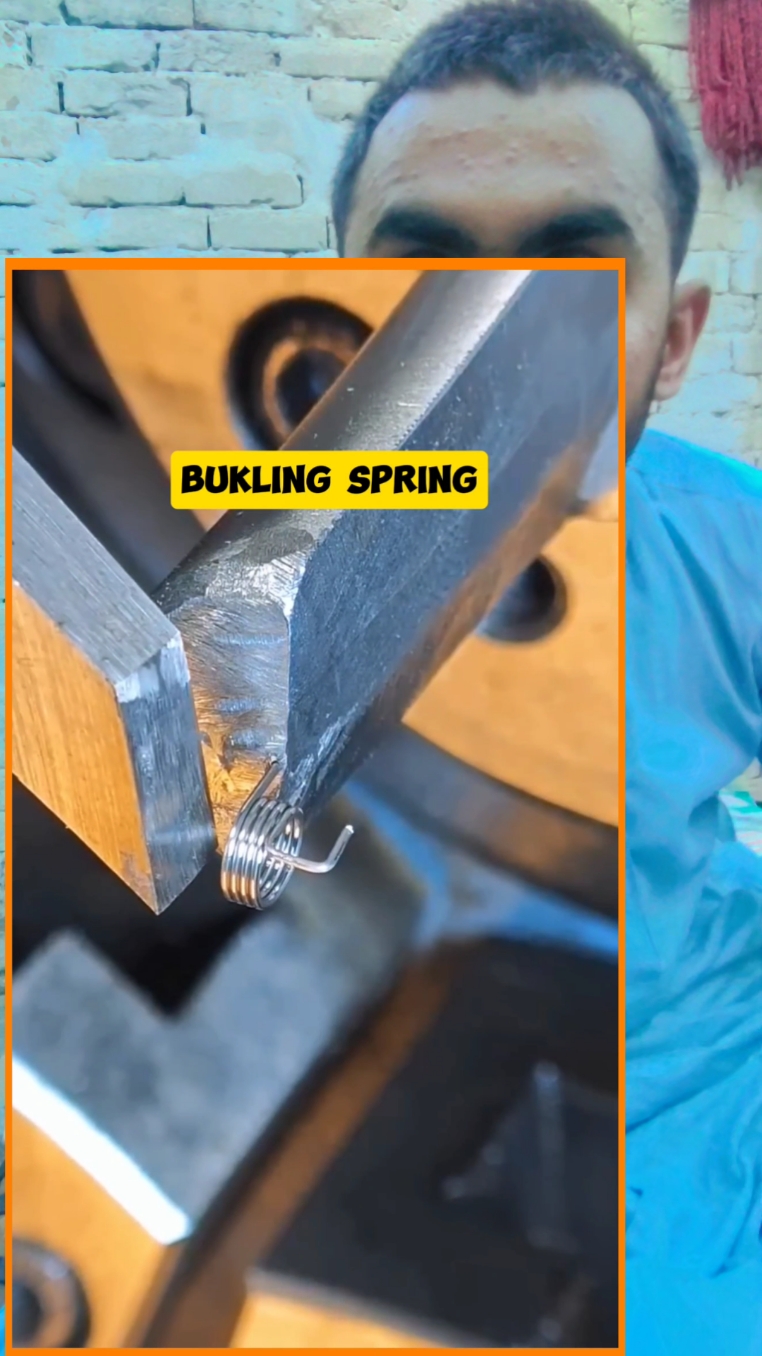 Bukling Spring & Tapping process The nut tapping  #buklingspring #tapping #process #The nut tapping