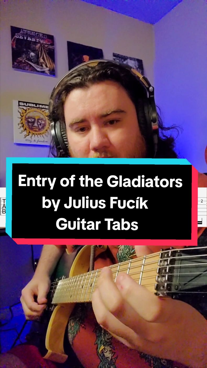 Entry of the Gladiators by Julius Fucík. AKA the American Politics National Anthem #circus #circusmusic #guitartok #guitartabs #guitarlesson #guitartutorial #guitarexercise #electricguitar #guitaristsoftiktok #musiciansoftiktok #dylankempy 