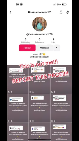 This is a scam page. That is not me messaging y’all 🤦🏻‍♀️ 