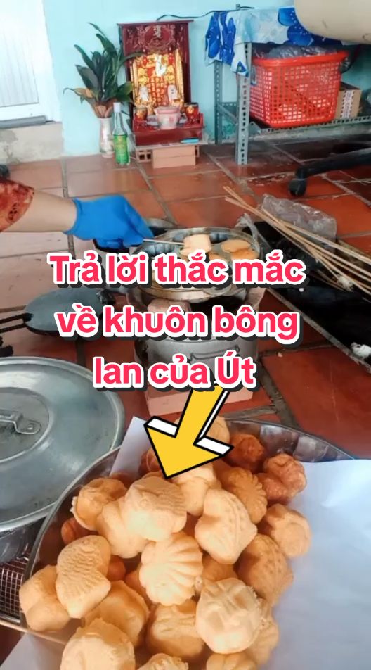 Trả lời @ngc.mai4022 Út đã gắng giỏ hàng khuôn lớn Mai vào mua nha #utkieubonglanbanhkep 