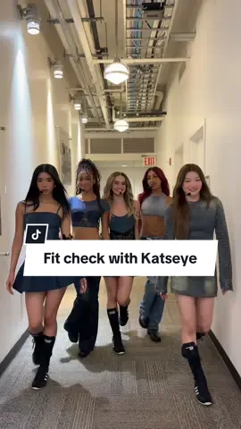 @KATSEYE slayed their fit checks ❤️📸 #katseye #girlgroup #OOTD #fitcheck