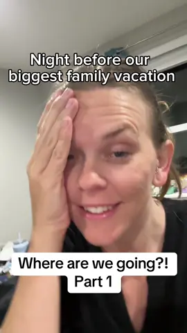 PART 1 This was the biggest and hardest secret to keep for 6 long months! The start of our biggest family vacay ever 🥰 #familyvacation #surprisevacation #vacationseries  