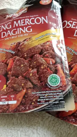 Oseng Mercon Daging dari @merconmerahputih #MerconMerahPutih #LaukPedasnyaOrangKita 