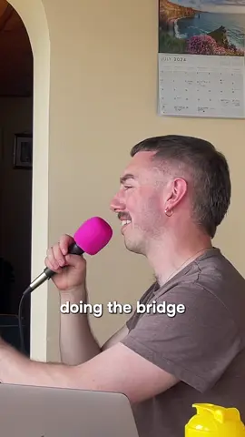 Gymnastics 🤝 doing the bridge #podcast 