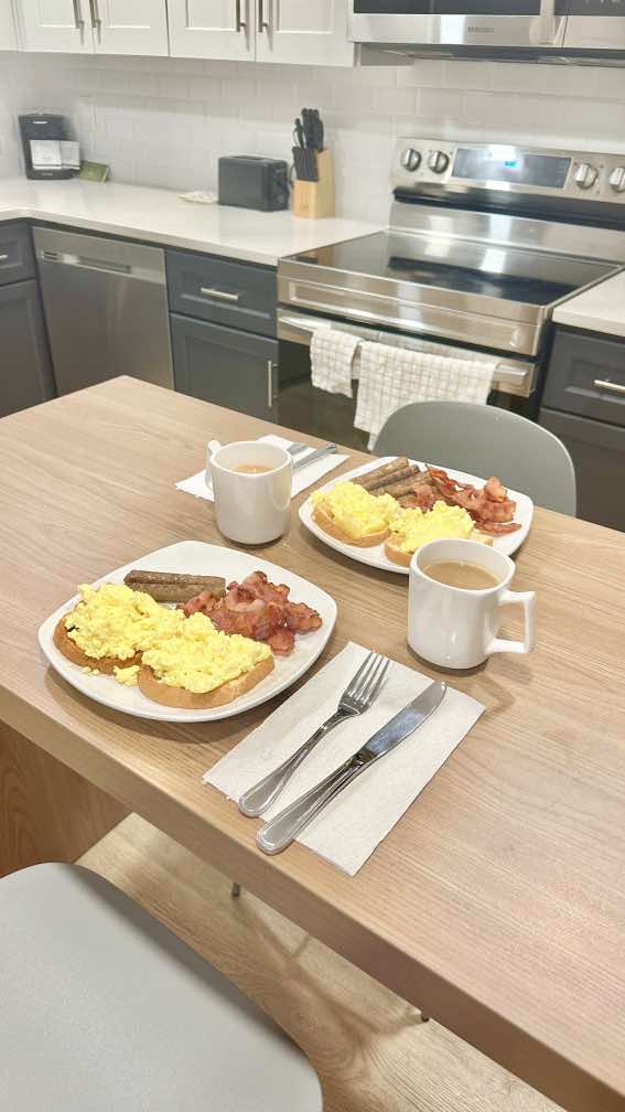 AD | One of the best parts of our stay at Legacy Vacation Resorts Disney and Lake Buena Vista in Orlando was having the option to cook our own meals. With a fully equipped kitchen in our suite, we made a quick trip to Walmart to stock up on groceries and whip up delicious breakfasts every morning. @Walmart had everything we needed, from fresh produce to pantry staples. We picked up eggs, bacon, sausages, and all the essentials for a hearty American breakfast. It was convenient to have such a great selection just a short drive from the resort. Back at Legacy Vacation Resorts, we loved having the freedom to cook and enjoy meals at our own pace. The kitchen had all the cookware and utensils we needed, making it easy to prepare breakfast before heading out for a day of adventures. Sharing breakfast in our suite’s dining area was a wonderful way to start our day. Having a leisurely meal together was a great way to connect and make memories. Cooking at the resort had allowed us to save money and enjoy tailored to our tastes. Plus, it gave us the flexibility to have breakfast on our schedule before heading out to explore @disneysprings and other nearby attractions. If you’re staying at Legacy Vacation Resorts, we highly recommend taking advantage of the kitchen facilities. It’s a convenient and cost-effective way to enjoy home cooked meals while traveling. #Hosted #LegacyVacationResort @Visit Orlando  #visitorlando  #LegacyVacationResorts #OrlandoStay #FamilyBreakfast #CookYourOwnMeals #WalmartFinds #TravelTips #OrlandoAdventures