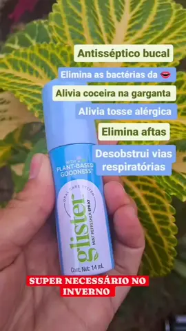El Refrescante bucal en spray de Glister refresca el aliento al instante, en cualquier momento y en cualquier lugar. Solo un rociado es todo lo que necesitas para refrescar toda tu boca. Ayuda a eliminar hasta un >99.99% de las bacterias orales generalmente conocidas por causar mal aliento y caries. Fórmula actualizada con Plant-Based Goodness que incluye una mezcla mejorada de sabor a menta certificada por Nutrilite #glister #soyamway #Amway #Nutrilite #NuestrasGranjas #refrescante 