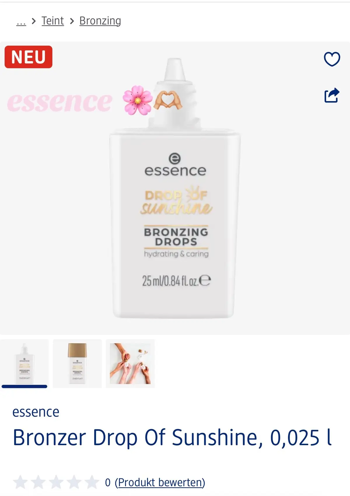 #essence #essencecosmetics #bronzerdrops #elf #elfcosmetics #drunkelephant #bronzer #tanned #sommer #neu #fy #fypage 