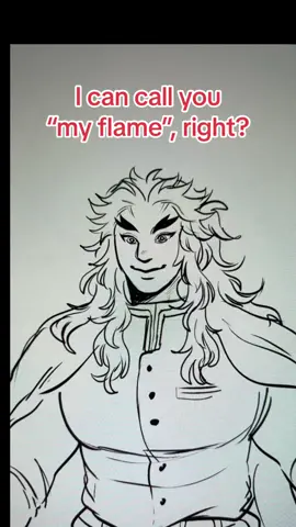 The rare moments where Rengoku intentionally flirts ❤️‍🔥#rengoku #bomin  