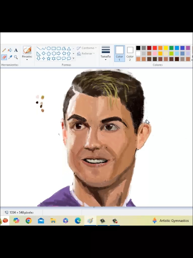 ART Microsoft Paint #art #microsofpaint #cr7 #ronaldo #cristianoronaldo 