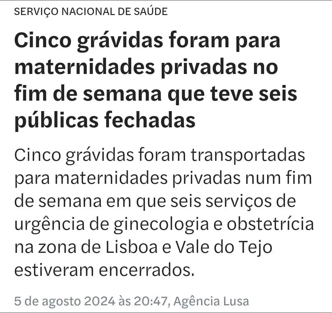 Com a AD ficou tudo igual.  Uma tristeza.  Afinal, são bons na narrativa e péssimos na ação.  Mas os portugueses estão cansados da primeira.  #sns #governo #gravidas 