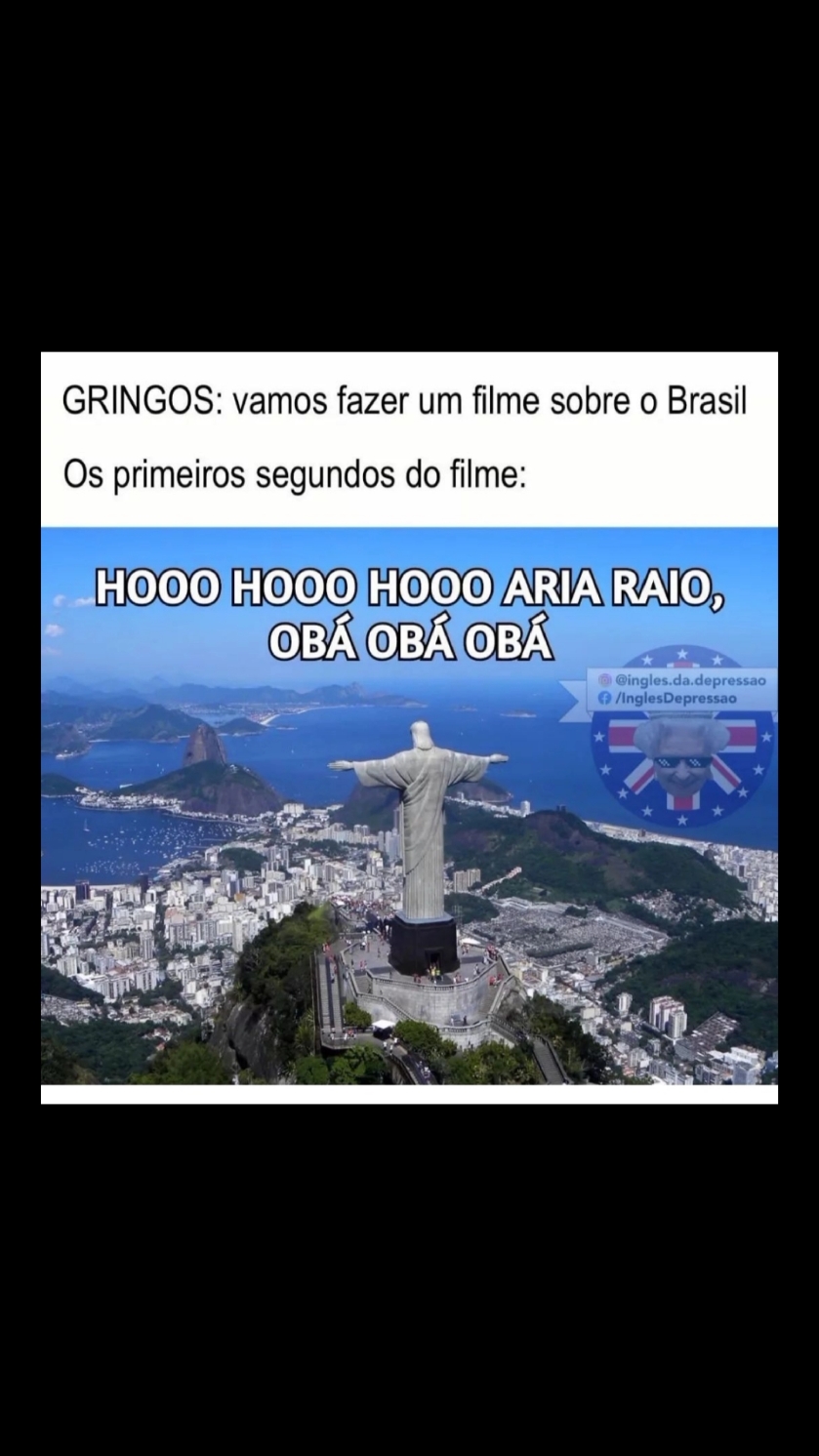 Gringos quando fazem filme do brasil#memes #meme #aprendaingles 