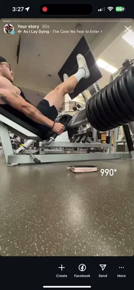 Felt huge. Might delete later. #gymtok #1000lbclub #meatball 
