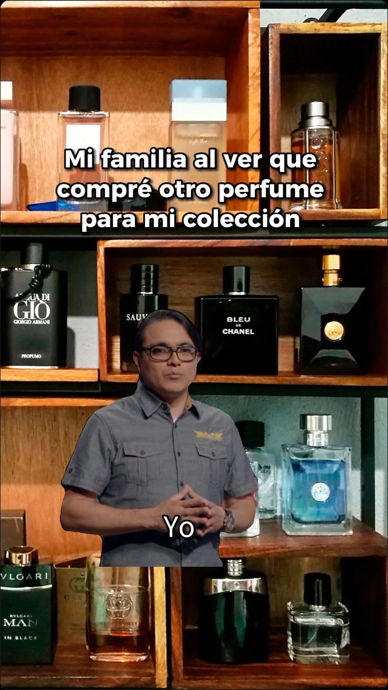 Mi familia cada que compro otro perfume para mi colección 😅 #humor #perfumestiktok #fragancias #tendencia 