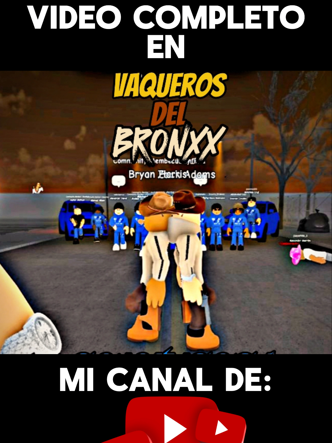 Vaqueros del Bronxx🤠🔥/ VIDEO COMPLETO EN YOUTUBE #roblox #southbronx #southbronxroblox