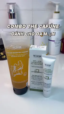Combo dành cho mấy pồ da m.ụn nè #thecafuné #damun #goclamdep #reviewlamdep #gelchammun #trimun #suaruamattrimun 