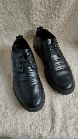 bagong sapatos para sipagin kang pumasok. #shoes #blackshoes #leathershoes #princeabierra #foryou #fyp 
