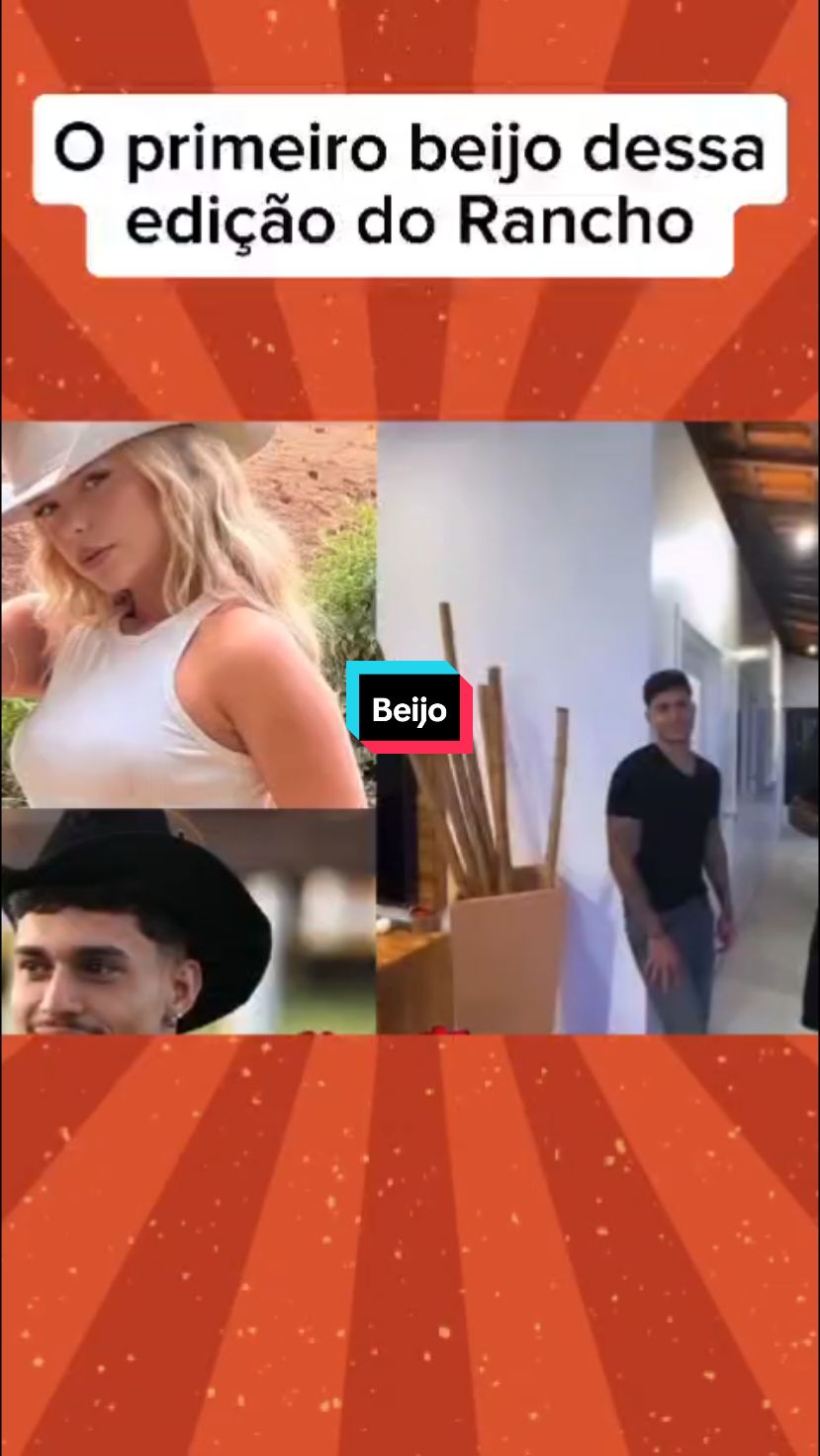 O primeiro beijo dessa  edição do Rancho. #fofoca #noticias #celebridades #tiktok #viraliza 