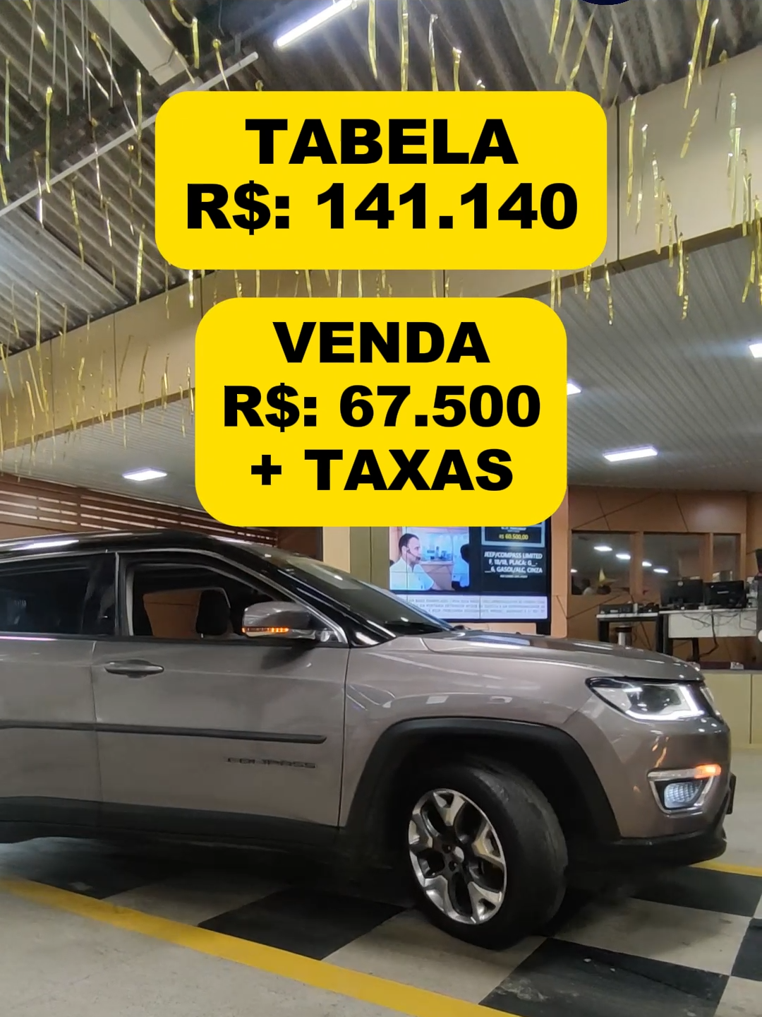 Jeep Compass Limited No Leilão. #jeepcompass #carros #leilao #leilaoonline #leilaopresencial