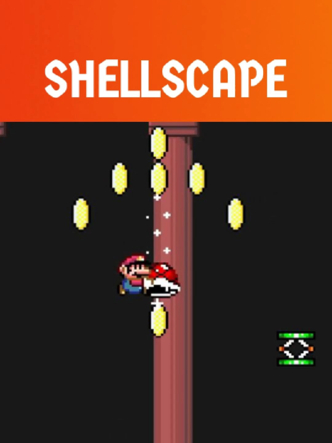 Shellscape - desafio de shell jump no Super Mario World #smw #kaizo