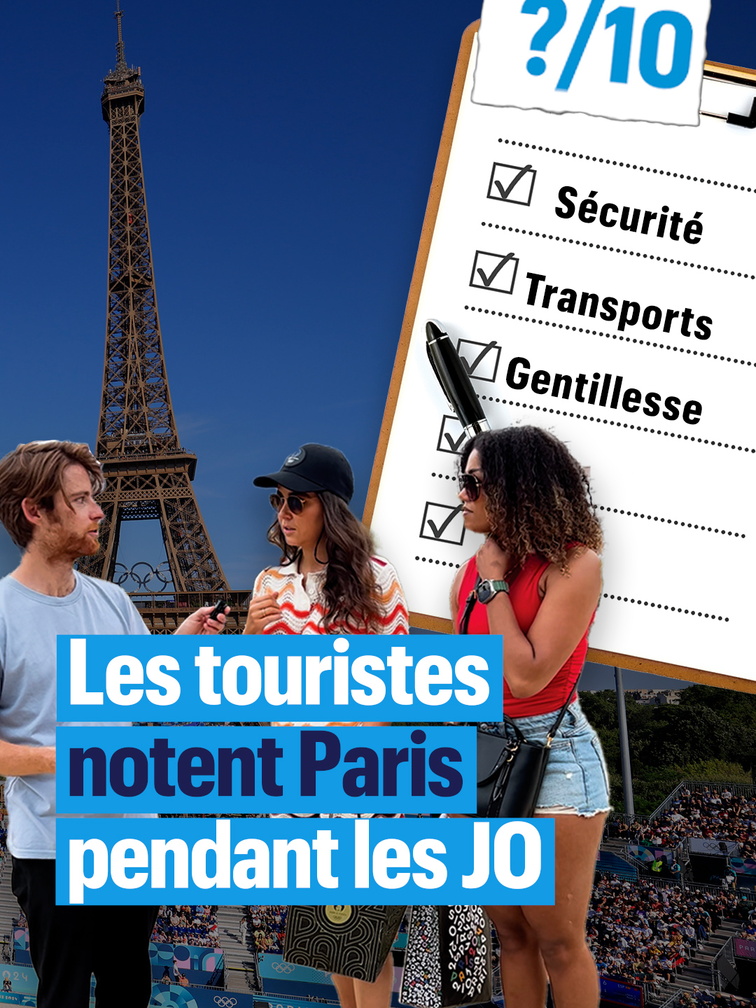 Bloc-notes à la main, Le Parisien a demandé aux touristes de noter, selon une liste de critères, la capitale qui s’est fait un nouveau look spécialement pour les jeux. Alors, pari réussi ? Une vidéo de @Mathieu Hennequin   #SinformerSurTikTok #Olympics 