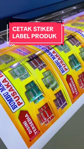 CETAK STIKER LABEL PRODUK 2 Meter #fypシ゚viral #cetakstiker #stikerlabel #stikerlabelkemasan #stikermobil 