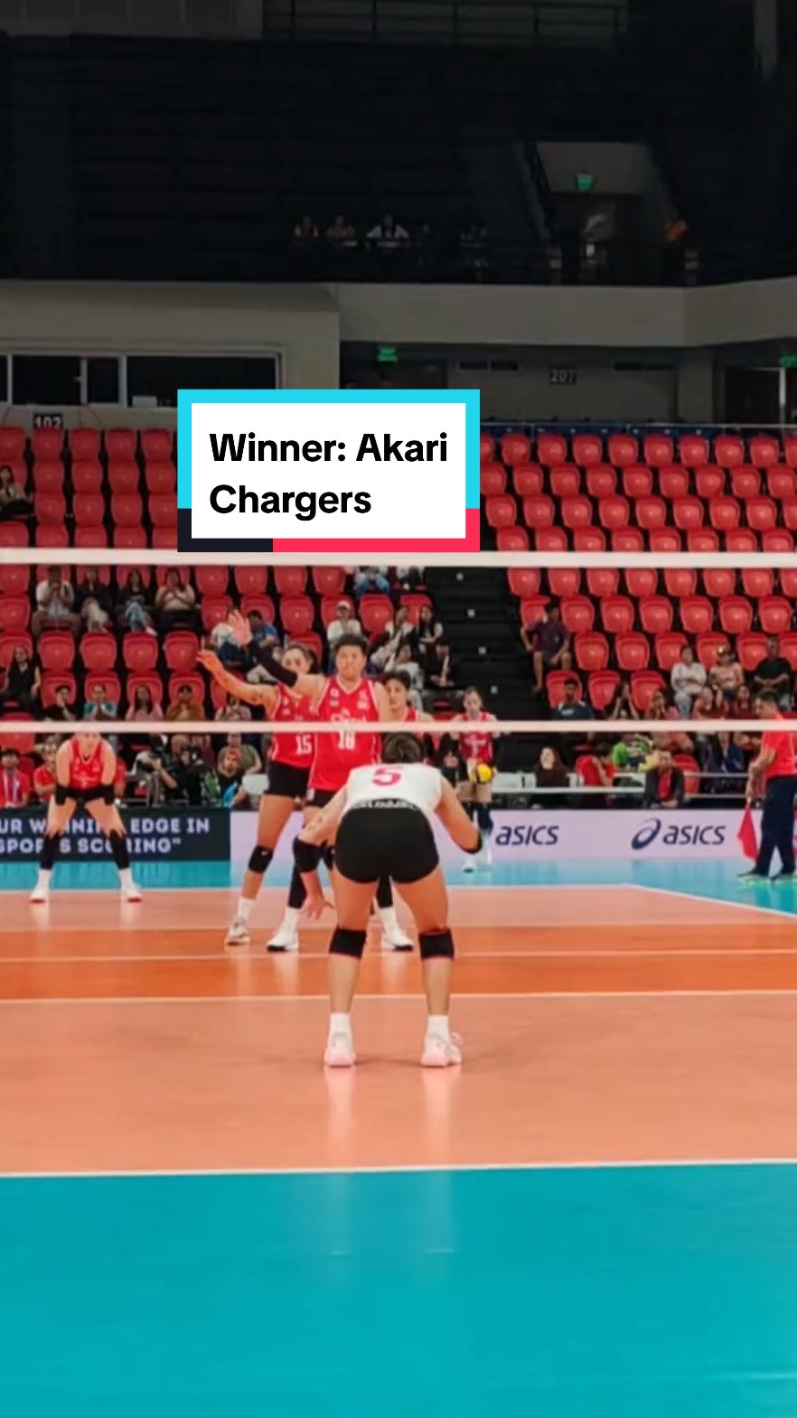 And the Akari Chargers win! #PVL2024 #TheHeartOfVolleyball 