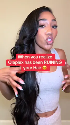 Who else realized that Olaplex was ruining their hair!? Specifically the Oil and the No3 😭 K18 has never failed me 🥹 and I swear the oil like rebonds my frizzy hair, it makes it so much smoother and sleeker, and my hair KEEPS a nice healthy shine 10/1000009 #k18 #k18hair #k18hairflip #k18results #hairoil #olaplex #bondingoil #bondrepair #hairtok #hairdamage #tiktokmademebuyit #haircare 
