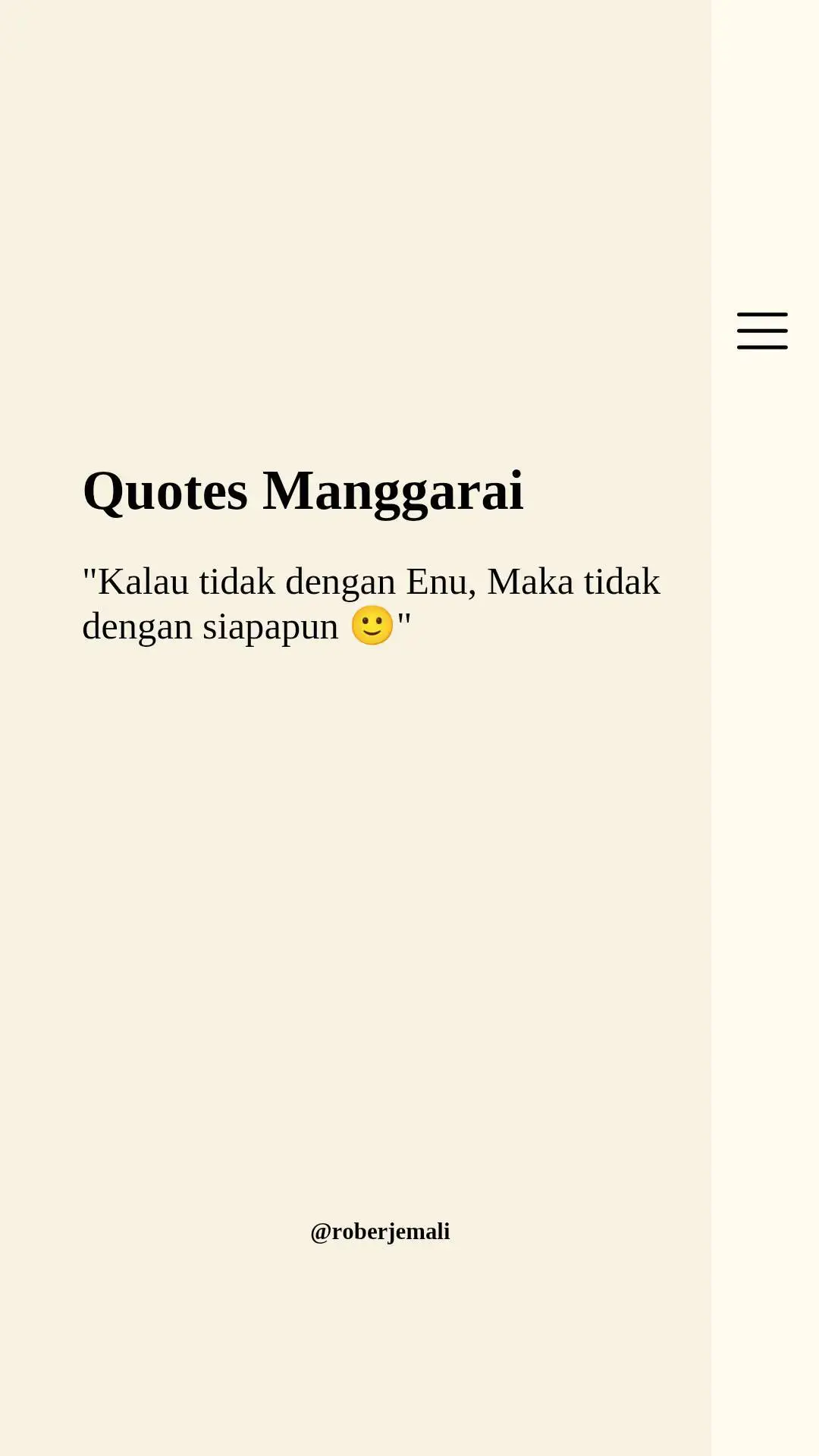 Enu sah😁 #enumanggarai #quotes #manggaraistory #quotesmanggarai #roberjemali 