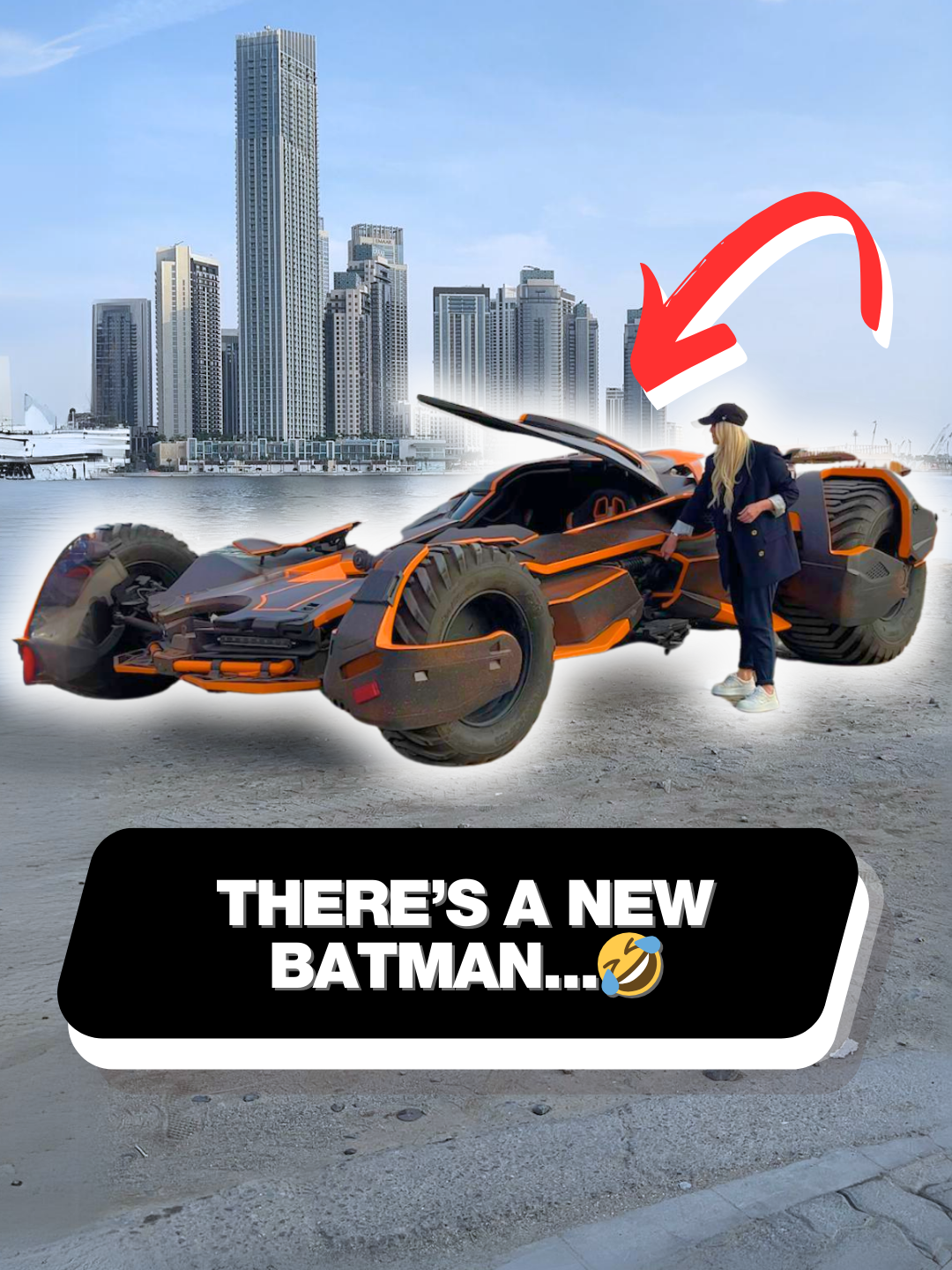 Step aside Bruce, there's a new Batman in town...😂🦇 #batman #brucewayne #vehicle