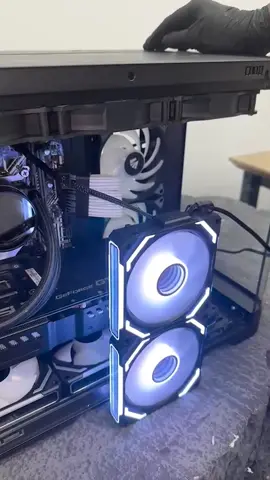 1-Minute Quick Installation of COSMIQ UNI FAN (With Controller) #asiahorse #gaming #gamingpc #pcsetups #pcbuild #fyp #custompc #techier #cosmiq 
