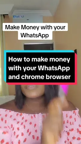 If you have whatsapp and chrome browser, I will show you how you can make money with them. Click the link in my bio to join the waitlist. #whatsappbusiness #appstomakemoney #whatsappmarketing #whatsappstus #howtomakemoneyonline #waystomakemoneyonline #getpaidfromhome #fyp 