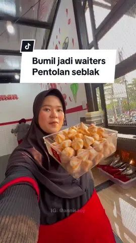 Besok bumil kerja jadi apalagi yaa?🤣 #azmannis #annisaoy #hamiljilid2 #pentolanseblak 