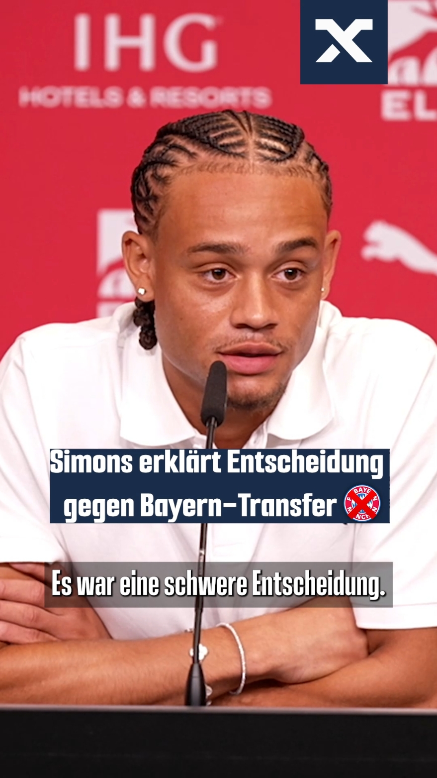 Deshalb wechselte #xavisimons nicht zum #fcbayern - glaubt ihr, die Tür ist für immer zu? 🚪🤔 #spox #viral #fyp #transfers #fcbayern #bundesliga