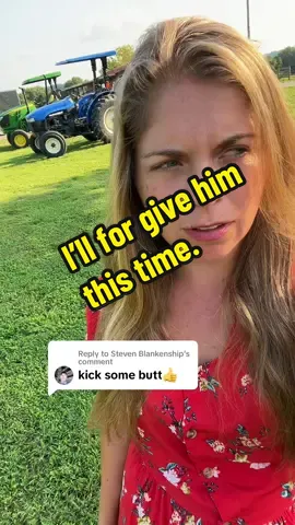 Replying to @Steven Blankenship What am I going to do with this farmer? #farmfamily#farmwife#farmer#westhilltractors@West Hills Tractor @wes.ellis86 