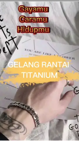 GELANG RANTAI TITANIUM SANGAT COCOK SEMUA TANGANMU... #gelangtitanium #original #fypシ #fyp #viral #belilokal 