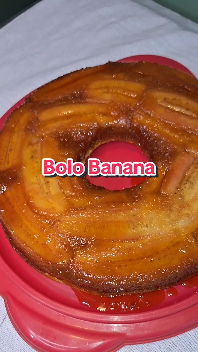 Fica Bom demais ❤️🥰 #fyy #fyyy #bolodebanana #receitasfaceis #receitasimples #receitas #bolo 