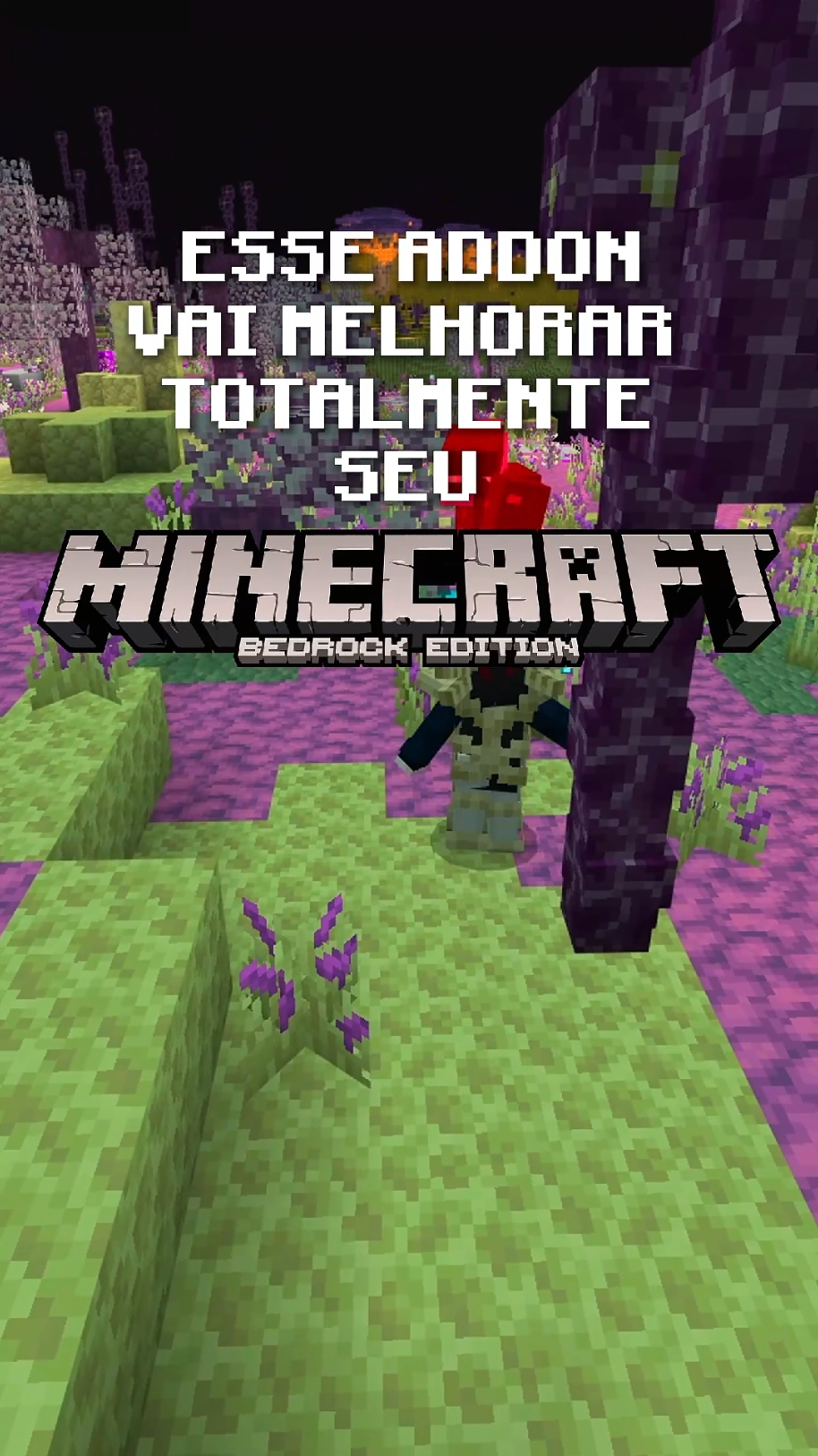 jogar minecraft com os amigos fica mais divertido nesse addon #Minecraft #bedrock #addon #foryou #foryoupage #viral 