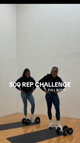@Women‘s Best 500 REP CHALLENGE⭐️ Happy Tuesday!  Today we have a high intensity full body workout that is guaranteed challenge you while burning lots calories! This workout can be done at home or in the gym, all you need is a pair of dumbbells.  Workout detail: Curses lunge  Squat into alternating row  Jump squat into press up  Side lunge  5 Rounds | 25 Reps each