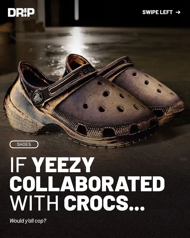 A Yeezy x Crocs collab could go crazy 💨 (📸: stanis.slav/IG) #Yeezy #Yzy #Crocs #Sneakerhead #Ye #SneakerCommunity #SneakerTok 