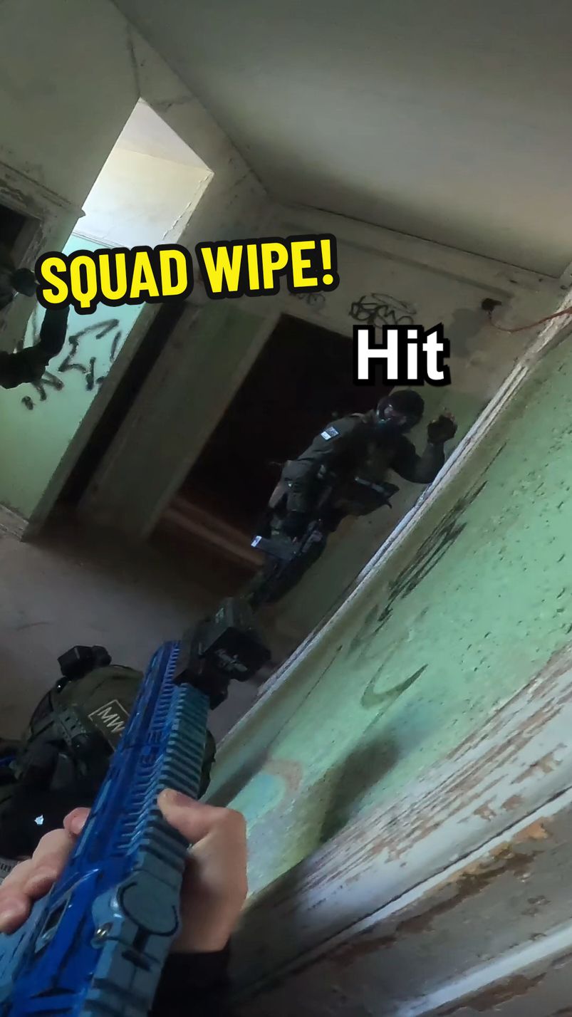 Squad Wipe 💪  #paintball #fyp #airsoft #foryou #paintballshenanigans #fail  @Planet Eclipse @SmurfettePB 