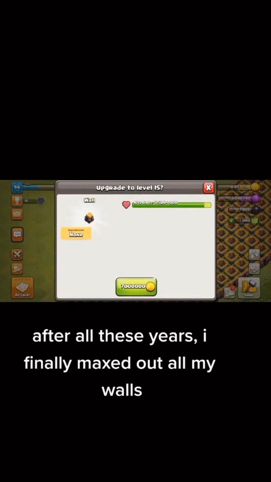 6 years of playing Clash of Clans and finally 100% max, I can finally say that I have finished the game 🥲. 1054 / 10.000 coc players ❤️‍🩹  #clashofclanstiktok #clashofclans #meme #clashofclansmemes 