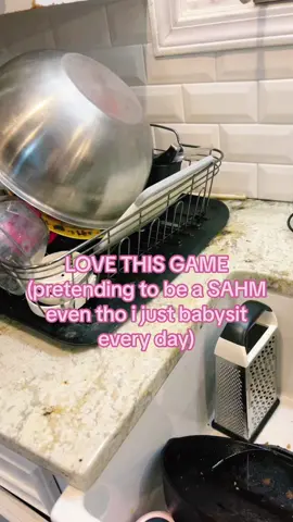 SLAYYYYT #babysitter #LOVETHISGAME #SAHM #dishes #cleanup 