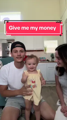 Her going up to the camera and saying it😂❤️ #justgivememymoney #family 