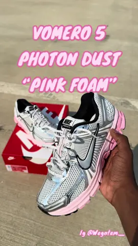 Perfect back to school shoe🌸 Dm us on IG to purchase! #vomero5pinkfoam #vomero5 #fyp #backtoschooloutfit 