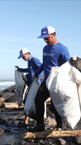 Another epic cleanup in the books ✅ Our Denpasar team in Bali, Indonesia did a cleanup yesterday along the shore, pulling almost 900 lbs (or 408 kg) of trash from the coastline between high tides. Did you know that every one of our daily global cleanups is weighed, documented and measured before processing? Tap the 🔗 in bio to visit our impact page and learn about cleaning the ocean. #plasticpollution #saveouroceans #bali #environment