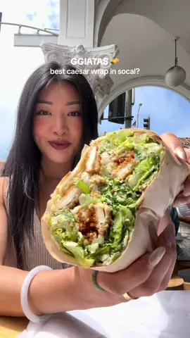 Caesar salad wrap ep 2:  @Ggiata Delicatessen 7.5/10 #caesarsaladwrap #chickencaesarwrap #chickencaesarwrap #chickencaesarsaladwrap #caesarwrap #ggiatasandwich #ggiata #ggiatacaesarwrap #socalfoodie 