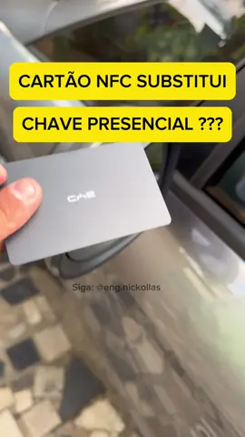 😱😳ABRIR, FECHAR E LIGAR O CARRO APENAS COM UM CARTÃO???? É exatamente isso ! A BYD disponibiliza um cartão NFC, que substitui a chave presencial para que você possa ter mais praticidade no dia a dia. Inclusive, você consegue adicionar à wallet do seu telefone (dependendo do modelo do veículo). Sendo assim, você pode sair de casa apenas com celular, sem chave de carro e até mesmo sem o cartão. O que achou dessa comodidade ? Comenta aqui 👇🏾 #byd #carroeletrico #chave #comodidade #praticidade #dolphin #eletromobilidade #viral #fy #carros #eletricos 