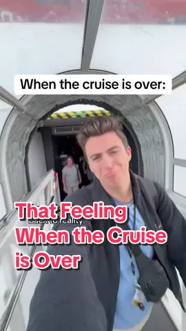 The worst feeling in the world is when the cruise is over #cruise #cruising #cruiseship #disembarkationday #royalcaribbean #carnivalcruise #msccruises #disneycruise #norwegiancruiseline 
