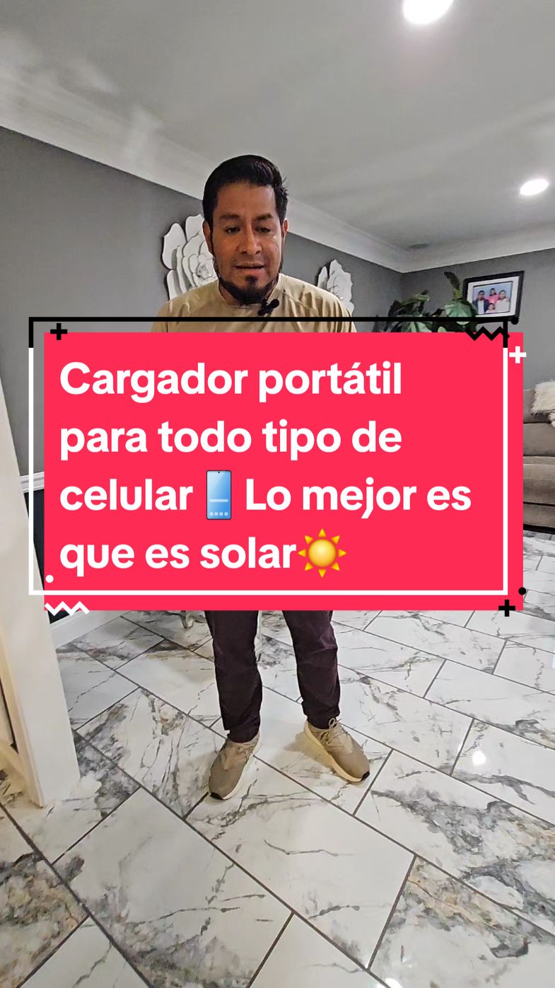 Cargador portátil para todo tipo de celular📱Lo mejor es que es solar☀️🔋#cargador #portablecharger #cargadorportatil #supercargador #chargers #cellphonecharger #cargadordetelefono 