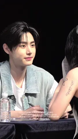 hoodie is oversize on me though LOL #enhypen #sunghoon #fansign #enha #엔하이픈 #성훈 #팬싸 